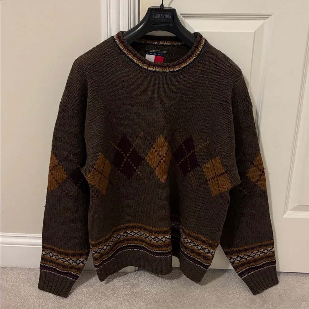 Tommy Hilfiger wool knit crew neck sweater sz.XL - Picture 10 of 10